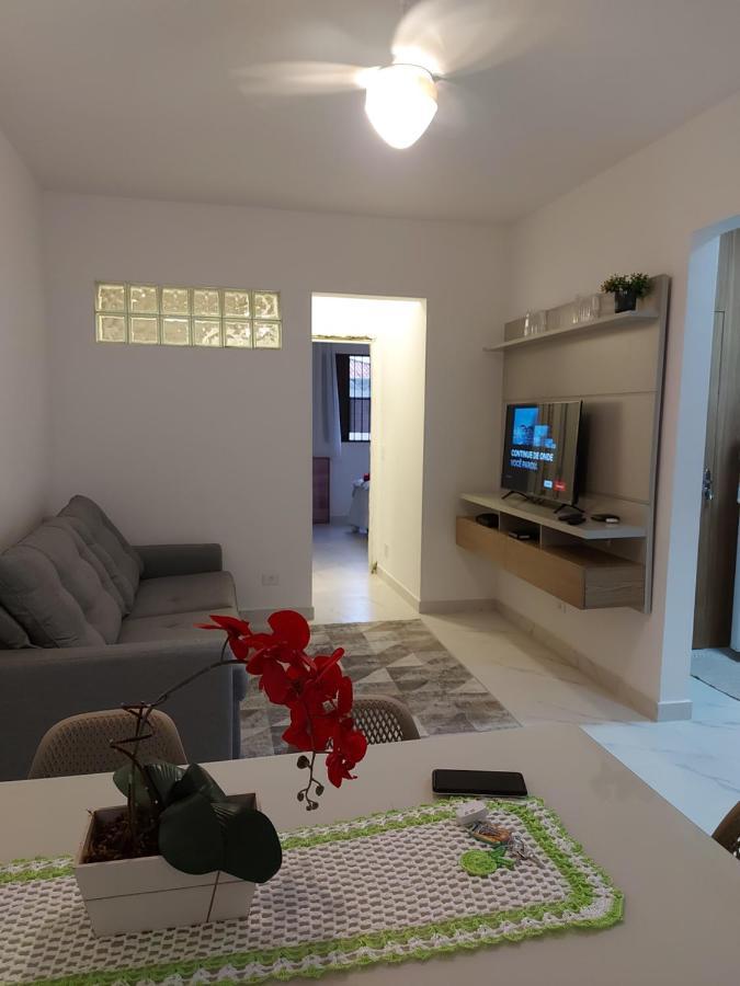 Apto Aconchegante Pe Na Areia Guarujá Exteriér fotografie